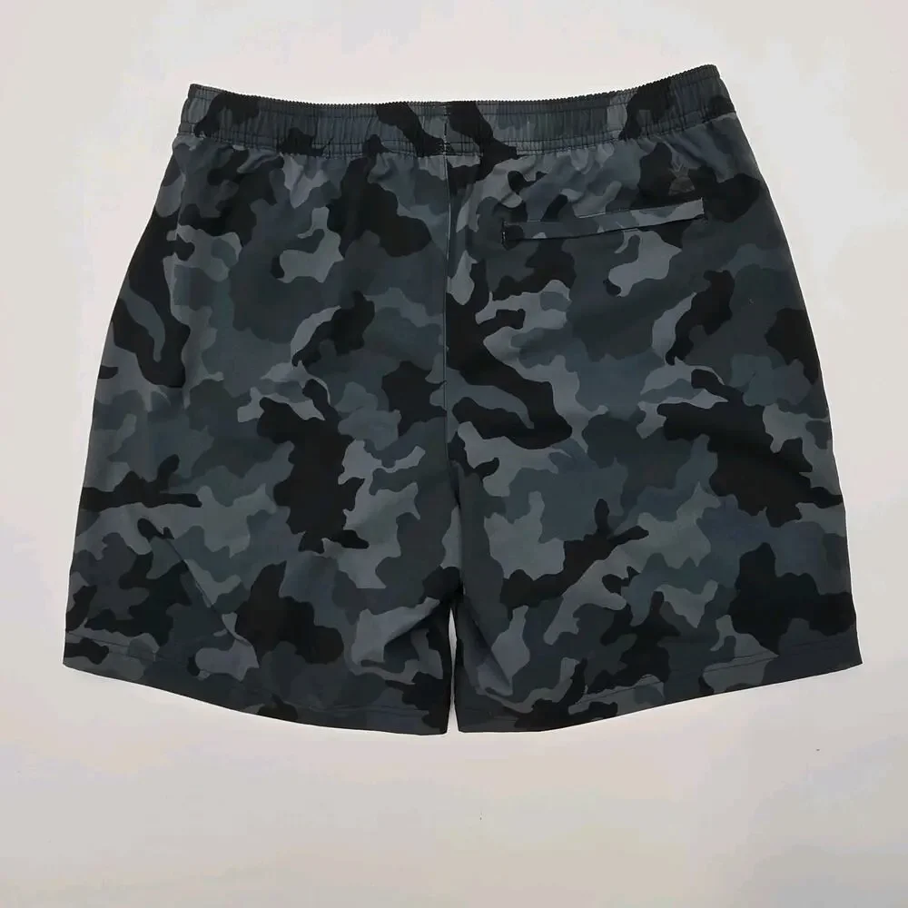 Chubbies Shorts Mens Black Camo Boxer Lined Athlounger Neon Glows